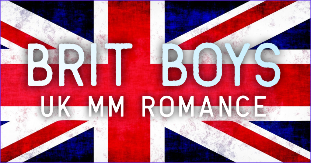 Union flag with wording Brit Boys UK MM Romance